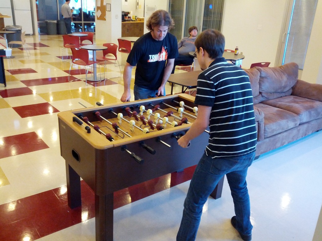 Fooseball Final Game- Chris & Jesse