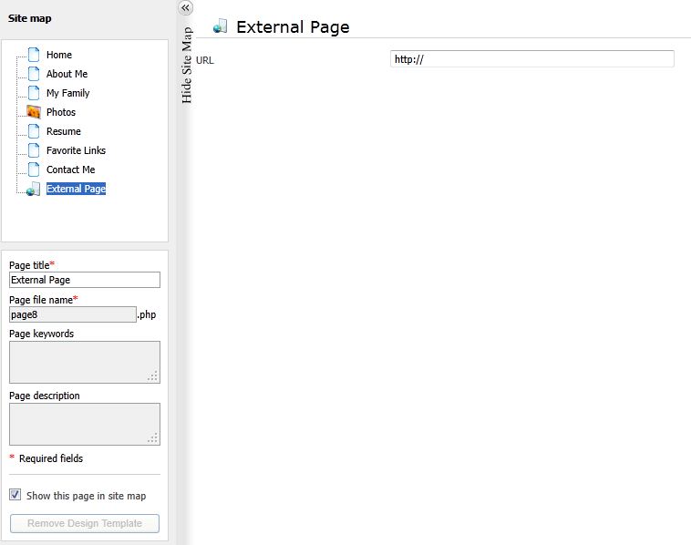 External Link in Website Builder Navigation website-builder-external-navigation-link