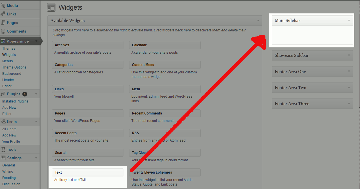 drag-and-drop-text-widget-to-main-sidebar