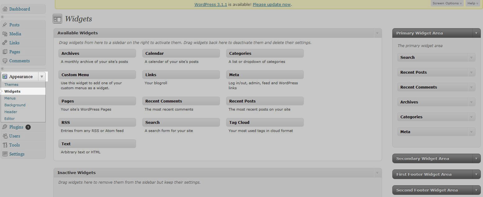 widgets