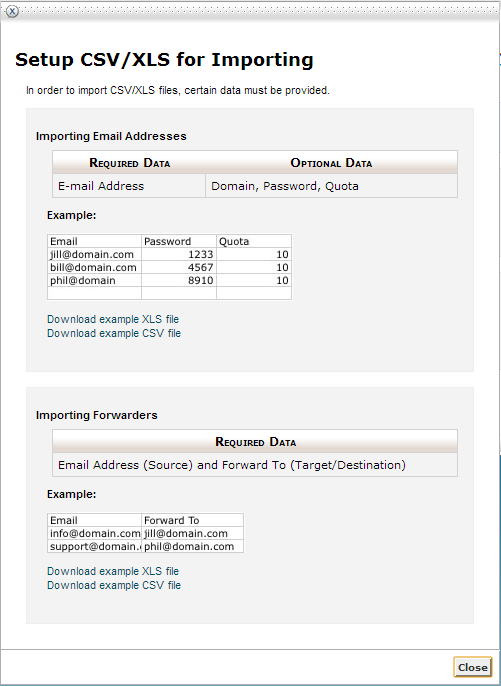import-example-pop-up