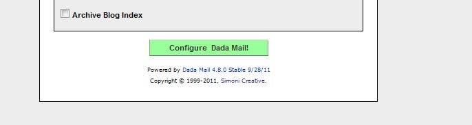 configure finished dada-done