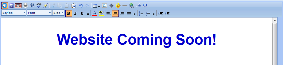 add page content