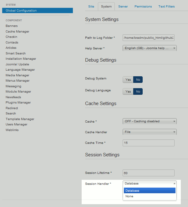 session-handler-setting