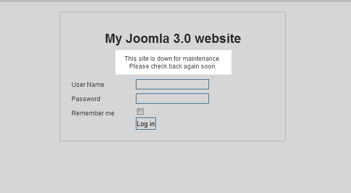 site-offline-message