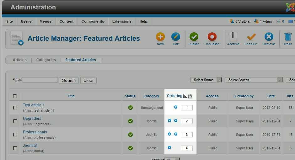 adjust-featured-article-order