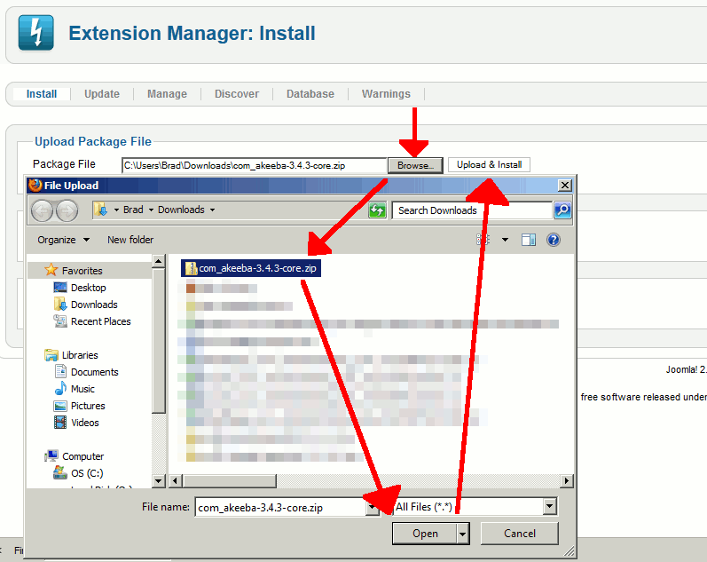 select-and-upload-akeeba-backup