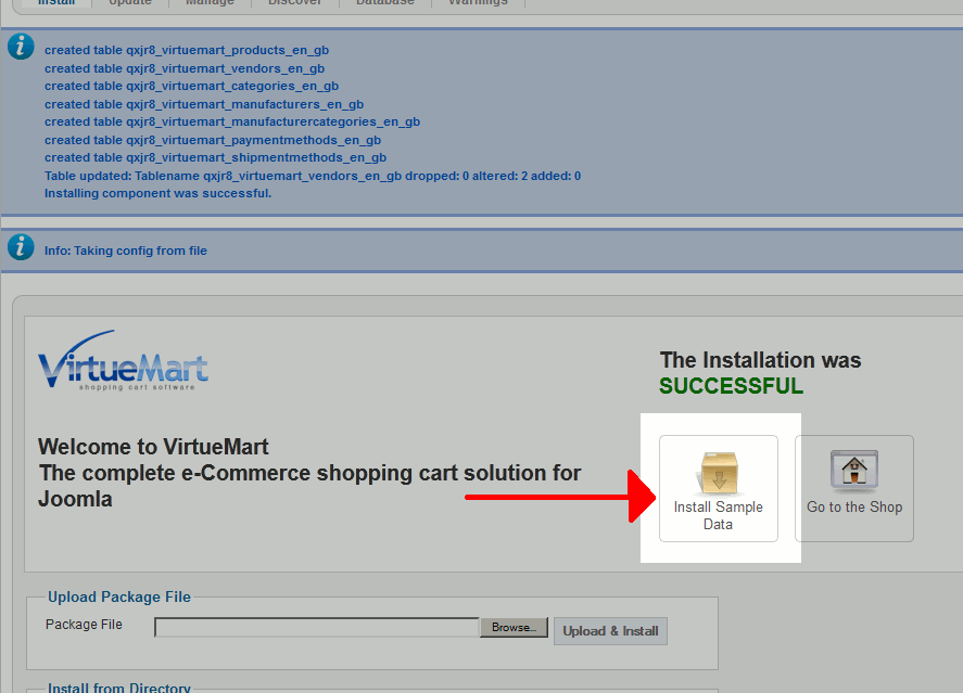 click-install-sample-data