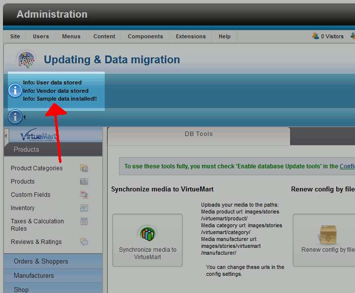 sample-data-installed