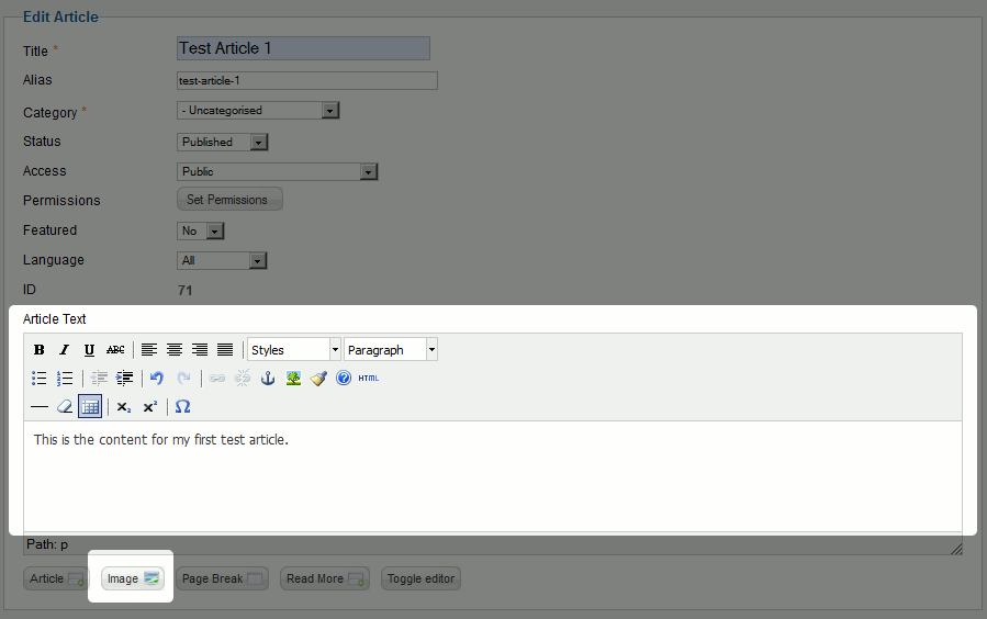 click-the-image-button-under-the-wysiwyg-editor