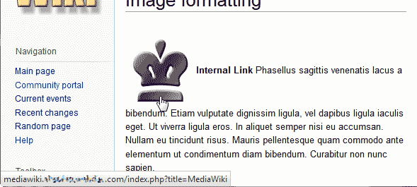 Click here to view the larger image Image Internal Link MediaWiki
