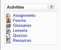 Click here to enlarge activities