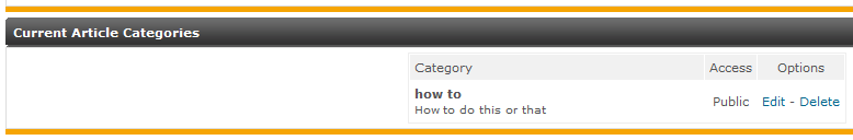 Article Category added