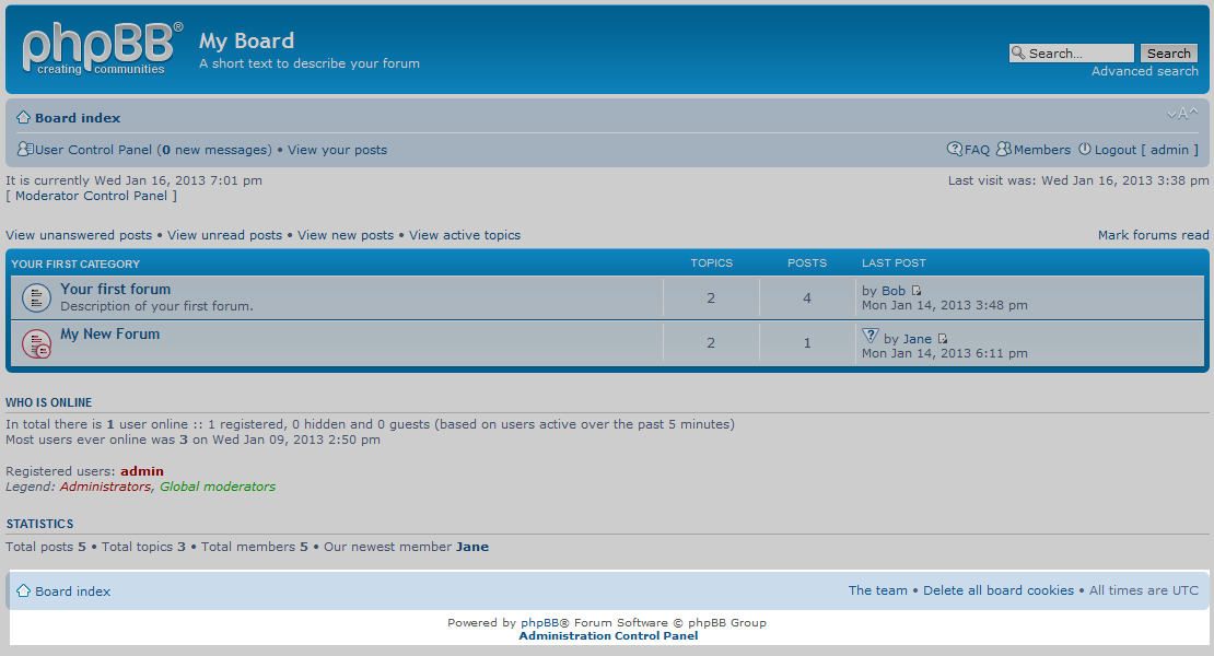 before editing the footer