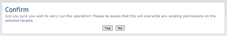 confirm permission copy