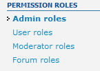 permission role menu