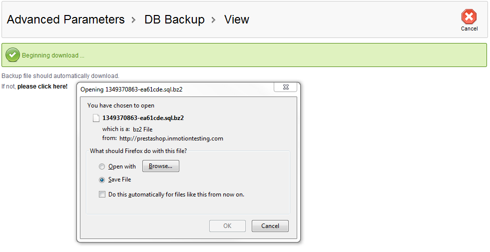 save-db-backup