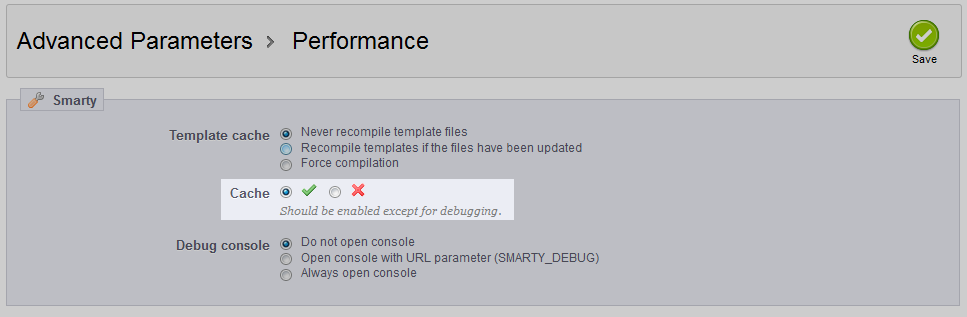 enable-smarty-cache