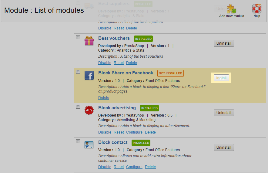 install-module
