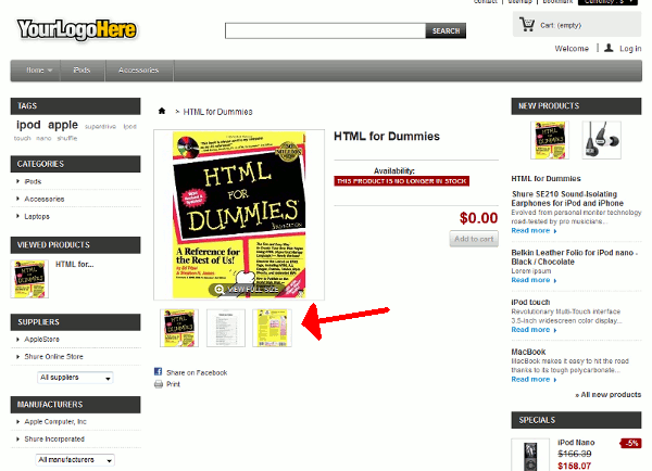 multiple-images-on-product-page