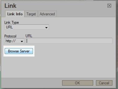 click browse sever
