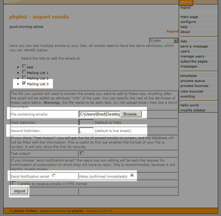 mass_import_page_screen_in_phplist