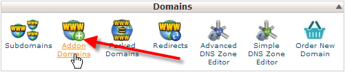 cpanel-click-on-addon-domains