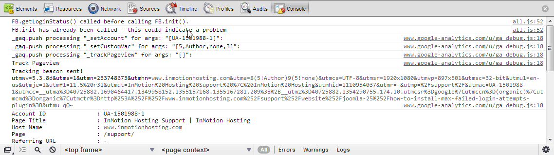 Click here to view the larger image chrome-analytics-debugger-8-no-error-google