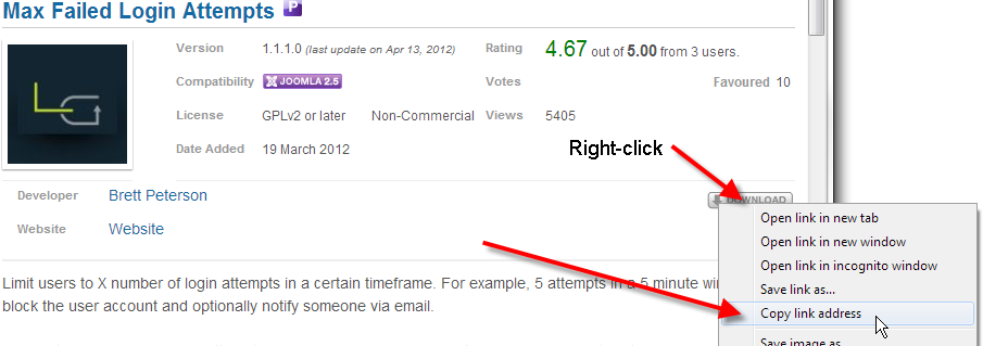click-on-copy-link-address