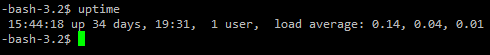 uptime
