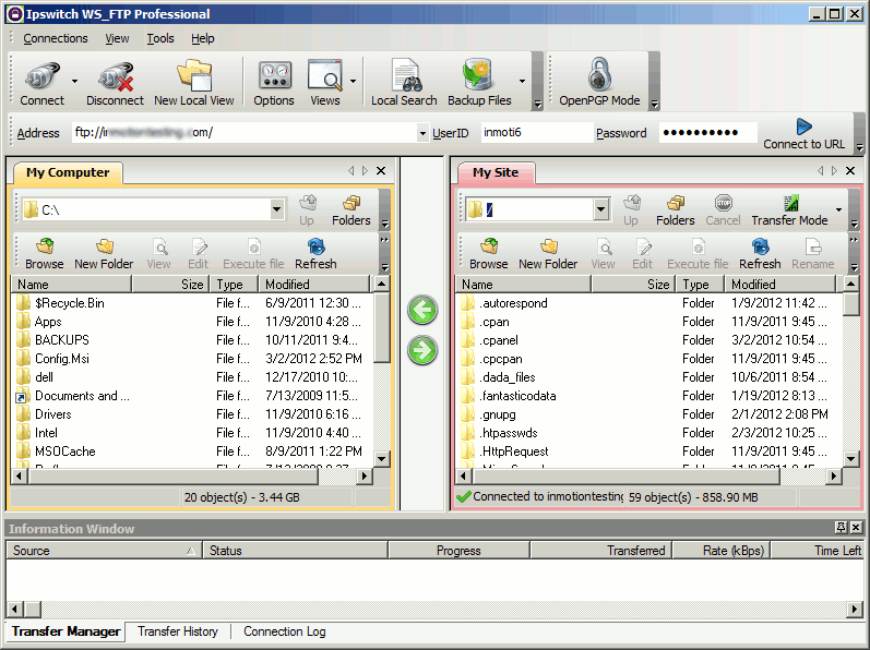 your-are-now-connected-with-wsftp