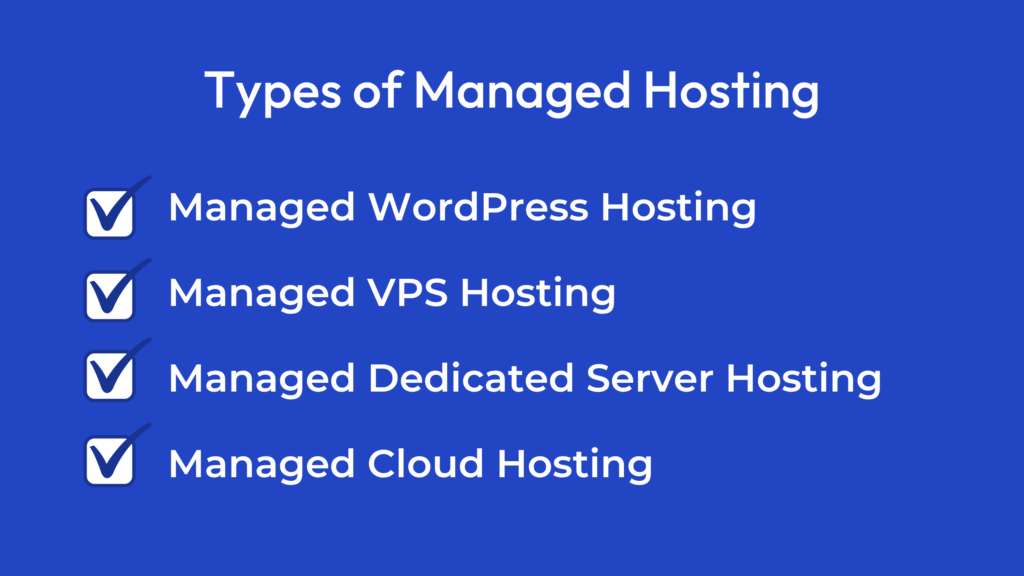 Types of Managed Hosting