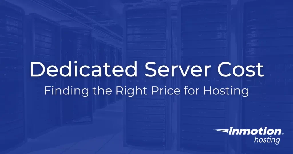 Dedicated Server Cost hero image