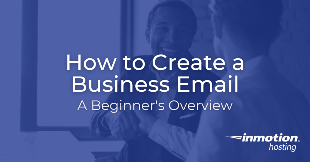 how to create a business email title image