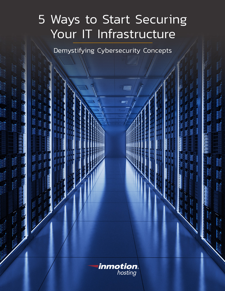 5 Ways to Start Securing Your IT Infrastructure ebook cover