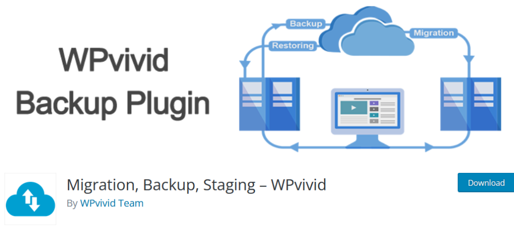 WPVivid backup plugin