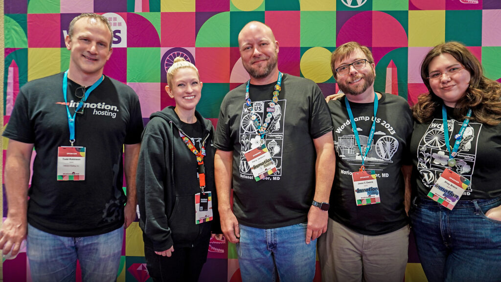 The InMotion Hosting Team at WCUS 2023