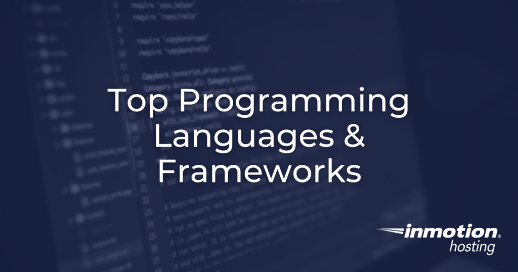 Top Programming Languages & Frameworks for VPS hero image
