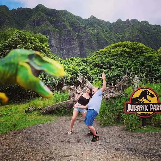 Tyler Kmak at Jurassic Park Hawaii