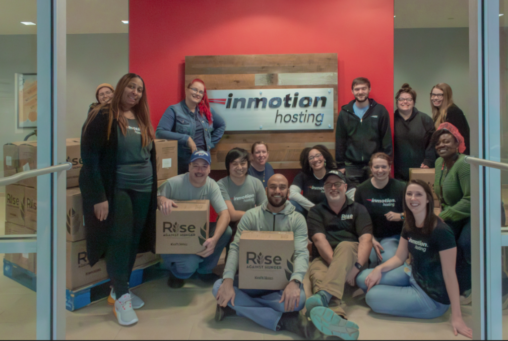 Rise Against Hunger InMotion Hosting Community Engagement