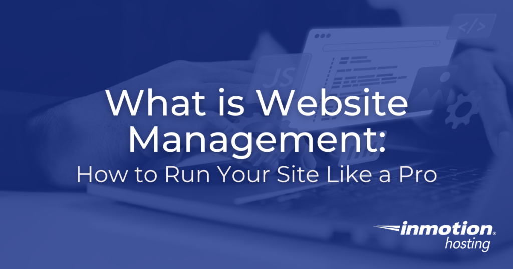What is Website Management Hero image