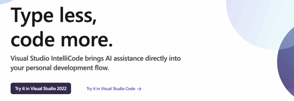 Intellicode Homepage Screenshot