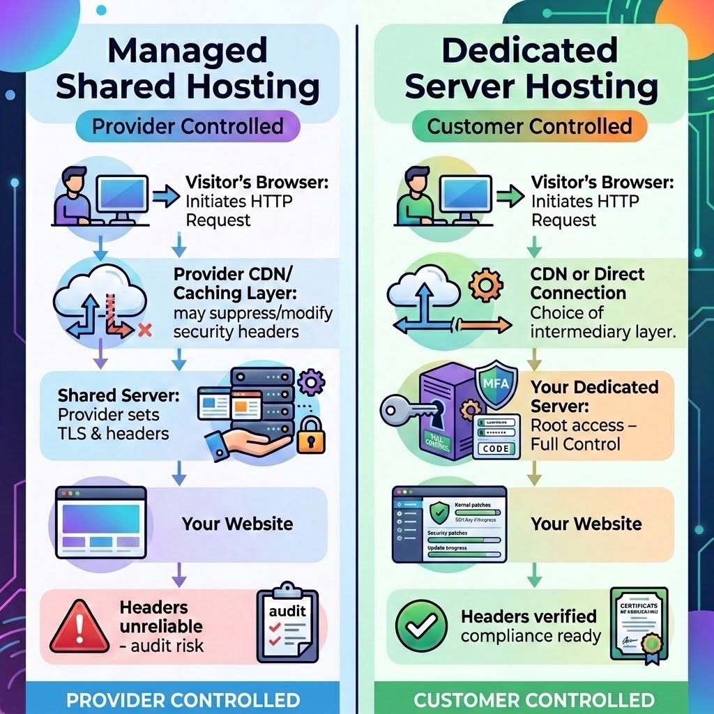 Managed Shared Hosting vs. Dedicated-Server-Hosting