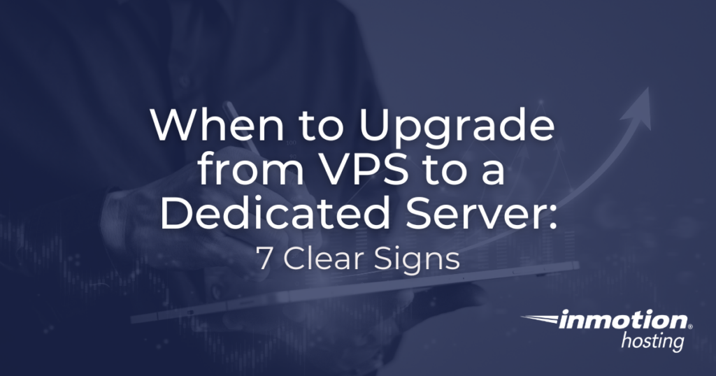 Wann du von einem VPS auf einen dedizierten Server umsteigen solltest: 7 eindeutige Anzeichen – Hero-Bild