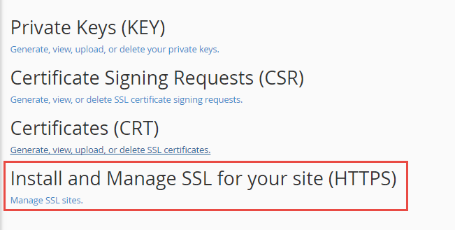 click setup an ssl certificate to work with your site