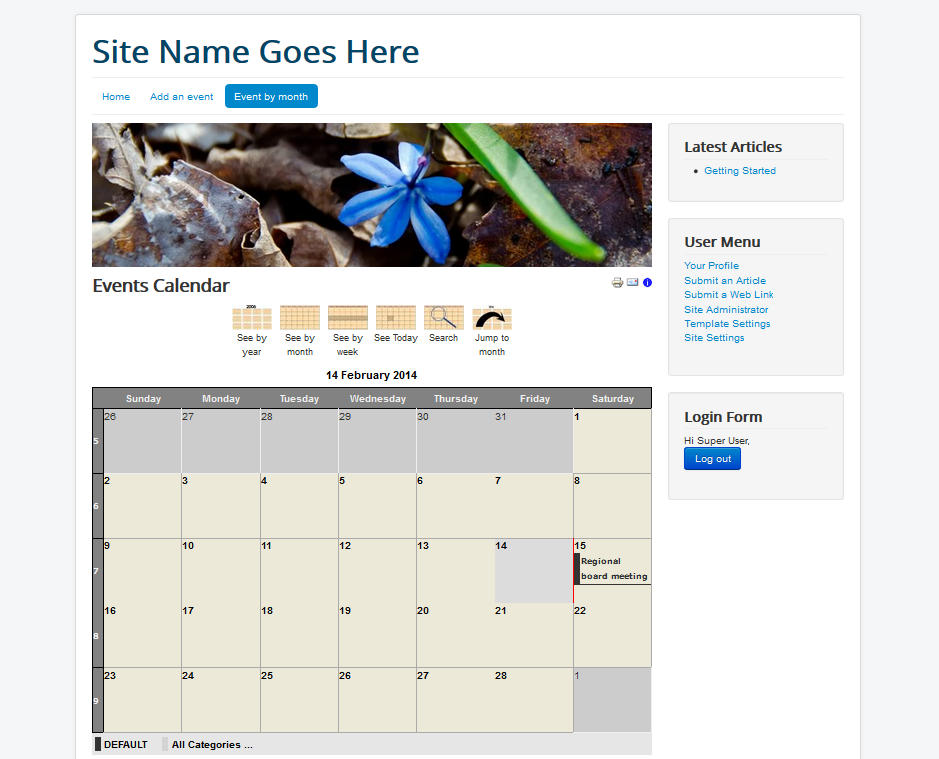 How to display a JEvents Calendar in Joomla 3 | InMotion Hosting How to display a JEvents Calendar in Joomla 3 | InMotion Hosting