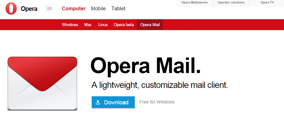 Opera Mail graphic