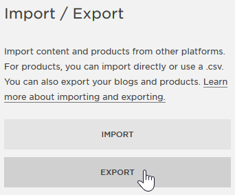 Select Export