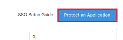 Click Protect an application button