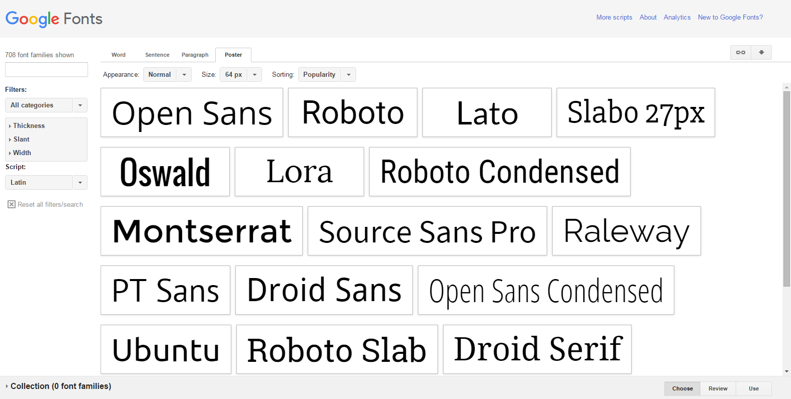 Fonts google